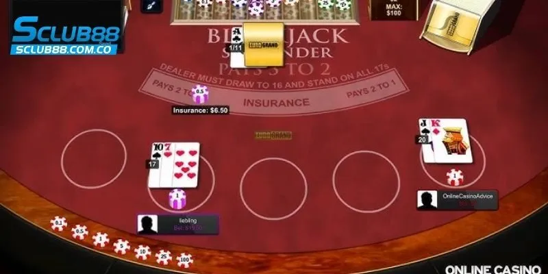 Phân định kết quả trong Blackjack